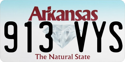 AR license plate 913VYS