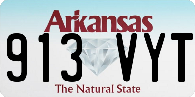 AR license plate 913VYT