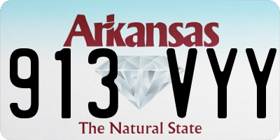 AR license plate 913VYY