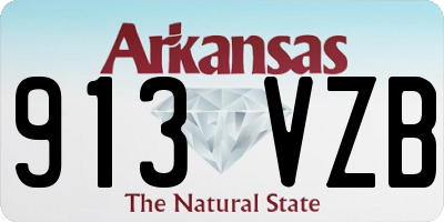 AR license plate 913VZB