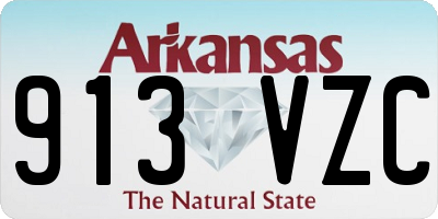 AR license plate 913VZC