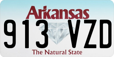 AR license plate 913VZD