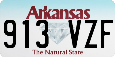 AR license plate 913VZF