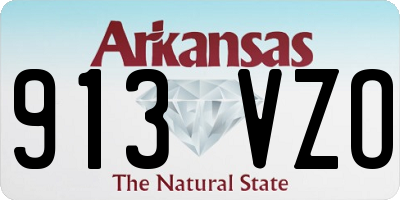 AR license plate 913VZO