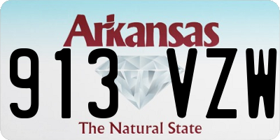 AR license plate 913VZW