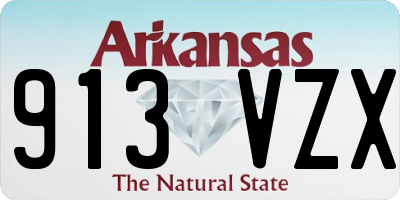 AR license plate 913VZX
