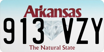 AR license plate 913VZY