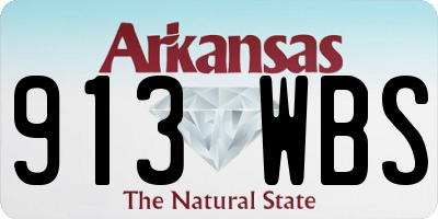 AR license plate 913WBS