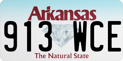 AR license plate 913WCE