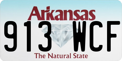 AR license plate 913WCF