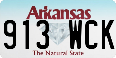 AR license plate 913WCK