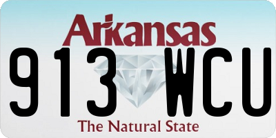 AR license plate 913WCU