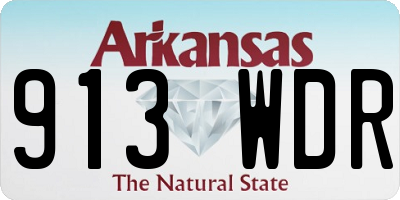 AR license plate 913WDR