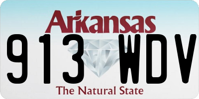 AR license plate 913WDV