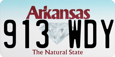AR license plate 913WDY