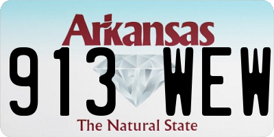 AR license plate 913WEW