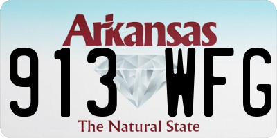 AR license plate 913WFG