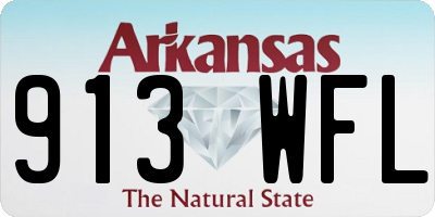 AR license plate 913WFL