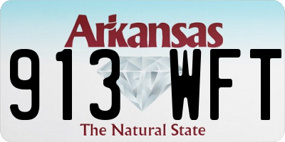 AR license plate 913WFT