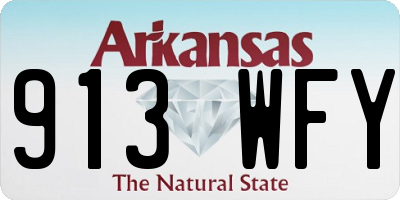 AR license plate 913WFY