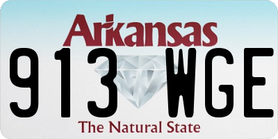 AR license plate 913WGE
