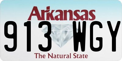 AR license plate 913WGY
