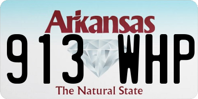 AR license plate 913WHP