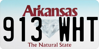 AR license plate 913WHT