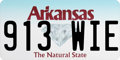 AR license plate 913WIE