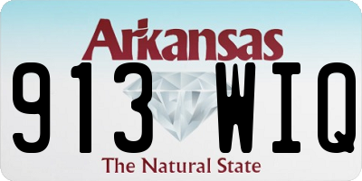 AR license plate 913WIQ