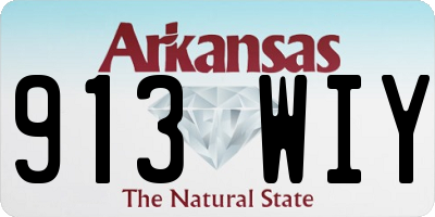 AR license plate 913WIY