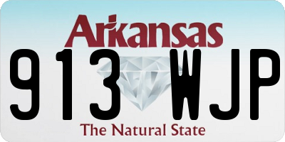 AR license plate 913WJP