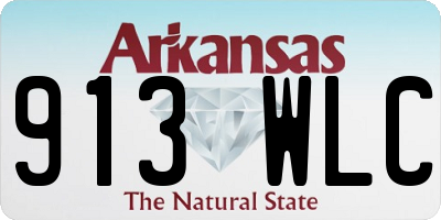 AR license plate 913WLC