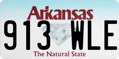 AR license plate 913WLE