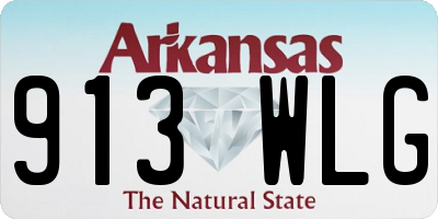 AR license plate 913WLG