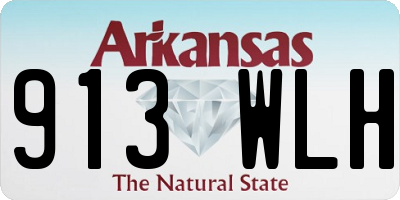 AR license plate 913WLH
