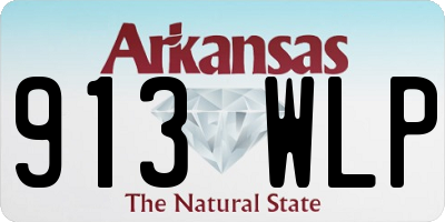 AR license plate 913WLP