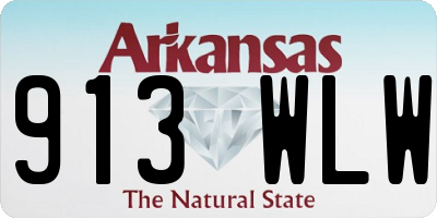 AR license plate 913WLW