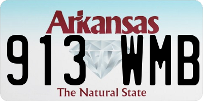 AR license plate 913WMB