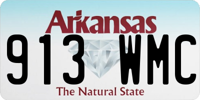 AR license plate 913WMC
