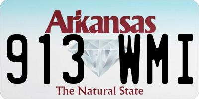 AR license plate 913WMI