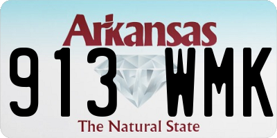AR license plate 913WMK