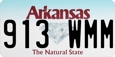 AR license plate 913WMM