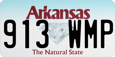 AR license plate 913WMP