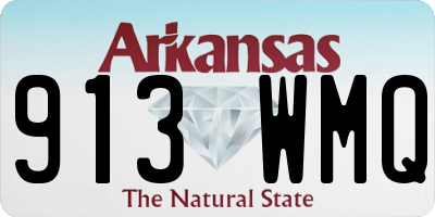 AR license plate 913WMQ