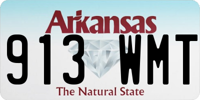 AR license plate 913WMT
