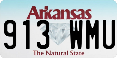 AR license plate 913WMU