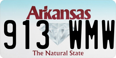 AR license plate 913WMW