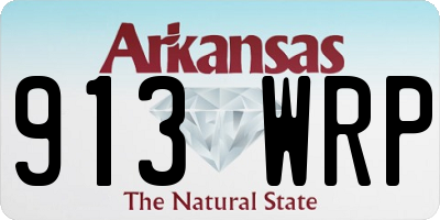 AR license plate 913WRP