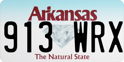 AR license plate 913WRX